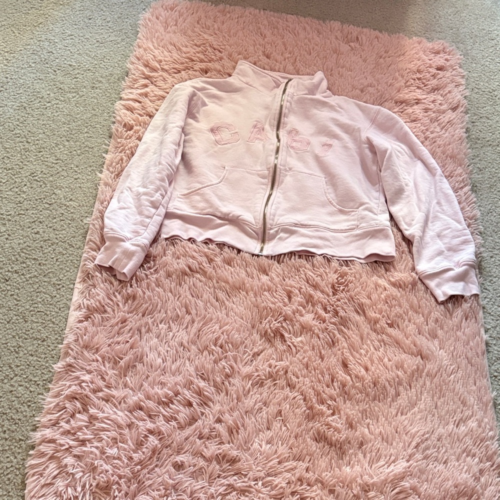 CAbi Pink Zip-Up Jacket